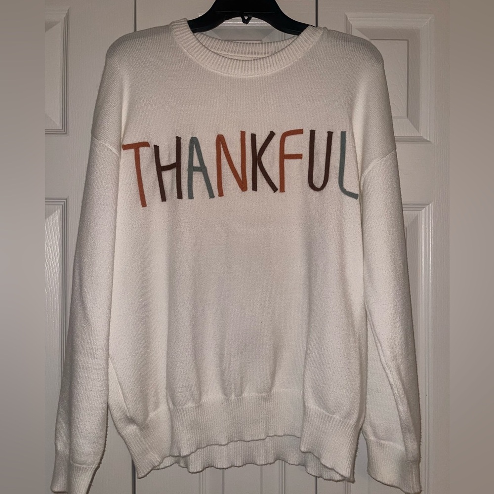 Boutique Thankful sweater size L